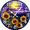 XuuyZ-5, variant on Eveokoki Owl Surrounded By Sunflowers 10 Inch Wall Clock - MDF Silent Non-Ticking Clock with 4 Color Hands for Kitchen, Bedroom, Living Room Decor