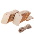 thumbnail image 5 of Cartel colgante en ,letreros de madera sin terminar artesanías en blanco,Rectángulo de tablero Cartel colgante, 5 of 5