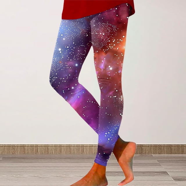 WILLBEST Leggings con Estampado Suave para Mujer, Pantalones de Yoga de Cintura Alta, Mallas de Compresión, Ropa Deportiva Elástica, Cómoda Y Transpirable, Ropa Deportiva de Moda 3225 Extra Grande