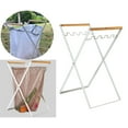 thumbnail image 2 of Trash Bag Holder Frame Waste Container Holder for Gardening Stand leaf folding trash Kitchen White, 2 of 9