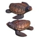 thumbnail image 4 of Juego de 2 figuras de tortuga en miniatura, adorables tortugas de resina para micropaisajes, minicriaturas marinas, adornos de tortuga., 4 of 7