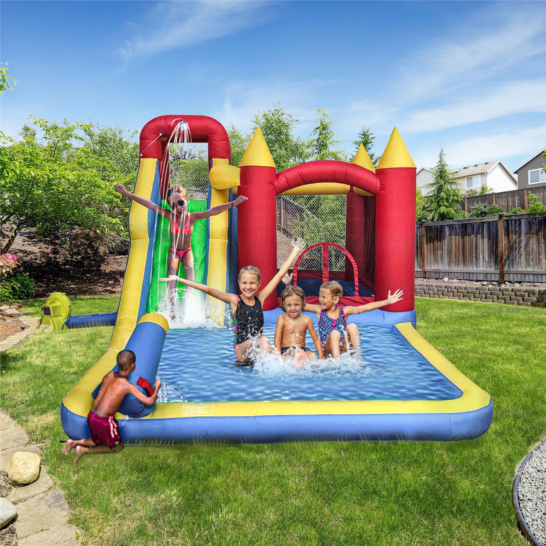bouncy house with ball pit