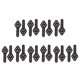 thumbnail image 1 of 20 Unids CNC Metal Amortiguador Montaje Ajuste  ÁNgulo Soporte para RC Crawler Coche  SCX10 90046 D90 D110, Negro, 1 of 1