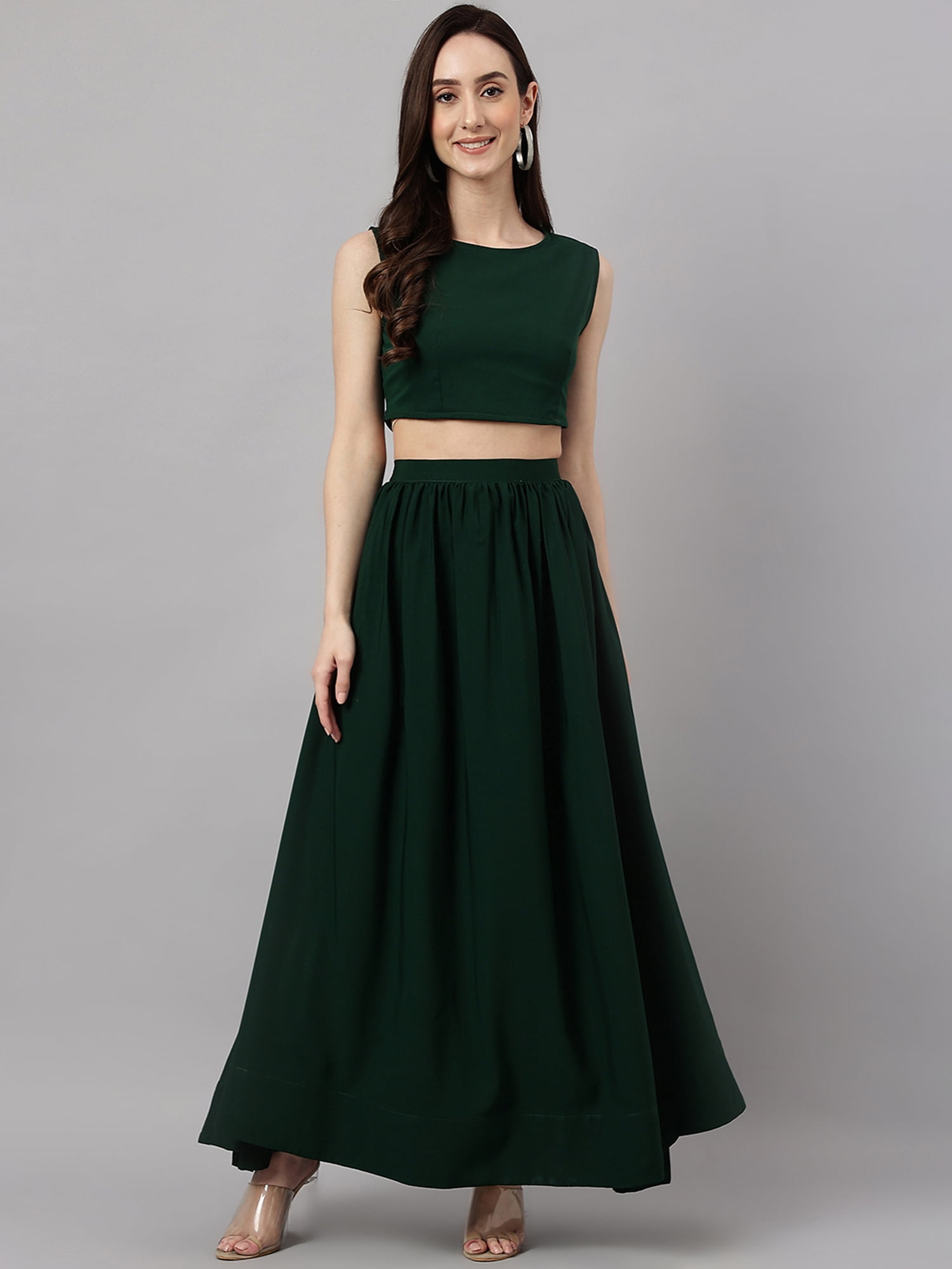 indian crop top skirt
