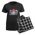 thumbnail image 5 of CafePress - Christmas Shark Pajamas - Women's Short Sleeve Print T-Shirt and Pants Dark Cotton Pajama Set, 5 of 7