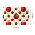 thumbnail image 3 of Daiia Fruit Apples Front Door Mat, Heavy Duty Durable Welcome Mat for Outdoor Indoor, Dirt Trapper Waterproof Super Absorbent Door Mat, 16" x 24", 3 of 9
