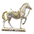 thumbnail image 5 of deevoka Horse Statue Artwork Desk Decoration Art Figurine for Table Living Room Home White, 5 of 9