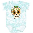 thumbnail image 3 of Inktastic Smiling Sugar Skull for Day of the Dead Boys or Girls Baby Bodysuit, 3 of 5