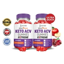 (2 Pack) Ultra Quick Keto Extreme ACV Gummies 2000mg Dietary Supplement 120 Gummys