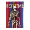 thumbnail image 2 of Rainbow Garden Flag Everyone is Welcome Here Double Sided Rainbow Skeleton Transgender Pansexual Stuff Pride Flag Home Yard Outdoor Lawn Decoration, 2 of 6