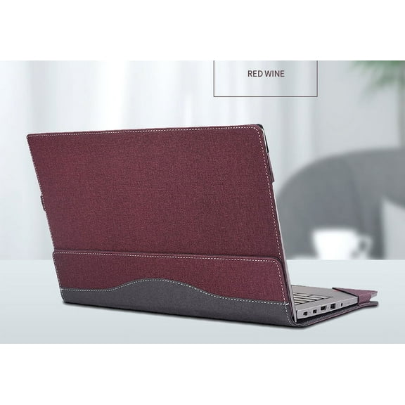 2021 Case for Lenovo Yoga 6 13ALC6 13.3 Laptop Sleeve Detachable Notebook PC Cover Bag Keyboard Protective Skin Stylus Gift (red wine,For Yoga 6 13ALC6)