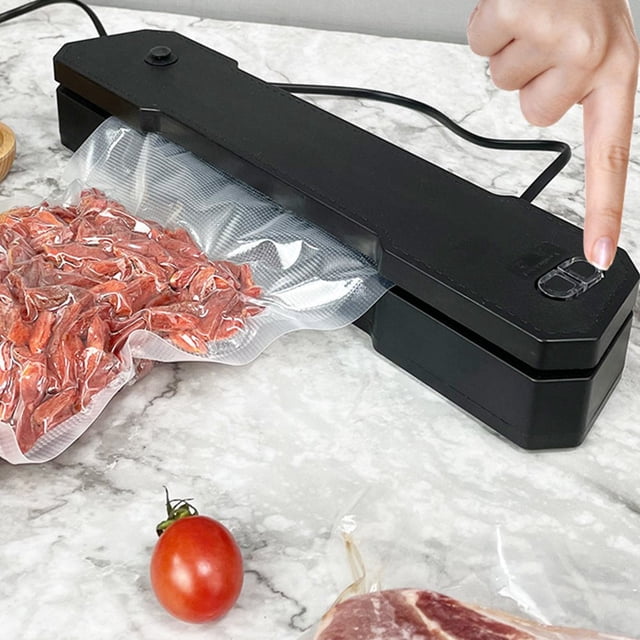 HLONK Vacuum Sealer Machine Automatic Food Vacuum Sealer 60Kpa Powerful Suction with Heating Strip One-Button Operation for Food Preservation and Sealing to 8x Longer Easy Clean and P