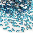 thumbnail image 1 of 500pcs 7x15mm  Rhinestone Horse Eye Shape AB Gems Acrylic Rhinestone For Wedding DIY Party Decor, 1 of 3