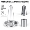thumbnail image 6 of AnTom Portable and Foldable Beer Can Chicken Stand - Premium Stainless Steel Chicken Holder Roaster for BBQ & Grilling, 6 of 6