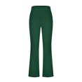 thumbnail image 3 of Tuphregyow Women's Straight Leg Quick Dry Pants Clearance Breathable Classic Slim Elegant Skinny Pants Workout Solid High Waist Athletic Yoga Pants Comfy Fashion New Style Trendy Green S, 3 of 6