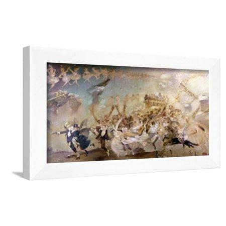 Parce Dominedecoration For The Cabaret Le Chat Noir Framed Print Wall Art By Adolphe Willette