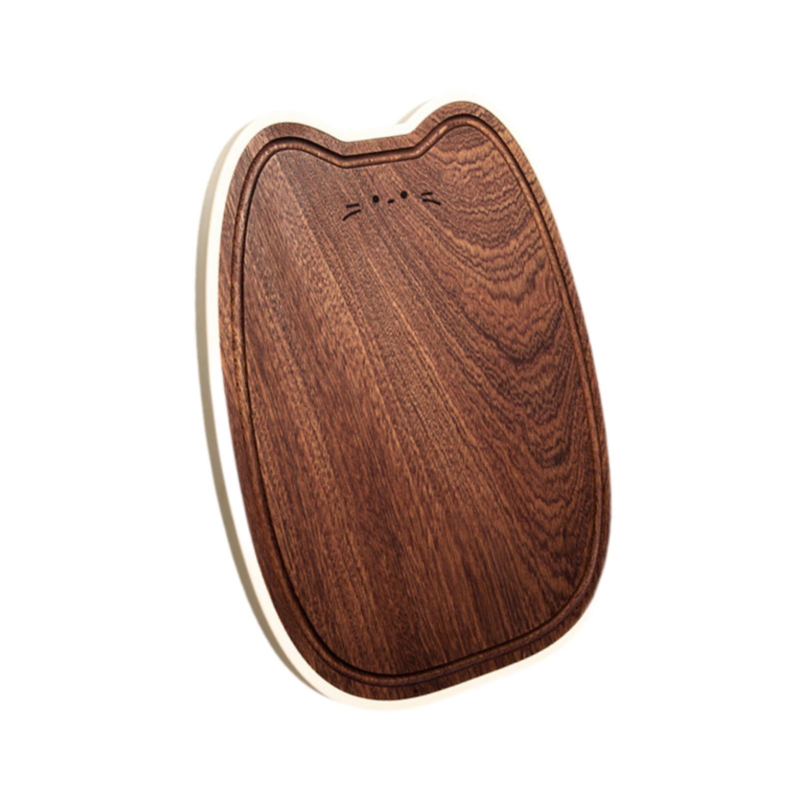 Fiocias Wood Chopping Board Bread Tray Kitchen Gadget Serving Tray Multipurpose Portable