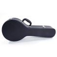 thumbnail image 3 of Glarry Hardshell a-Style Microgroove Pattern Leather Wood Mandolin Case Black, 3 of 4