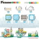 thumbnail image 5 of Bloques de construcción magnéticos PicassoTiles Metro City Hospital, 5 of 7