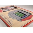 thumbnail image 3 of YouTheFan NCAA Mississippi Rebels 3D StadiumView Picture Frame, 3 of 5