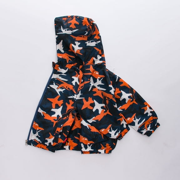 Vedolay Coat for Girls Boys Winter Long Sleeve Fashion Thick Warm Hooded Down Soft Coat,Orange 18-24 Months