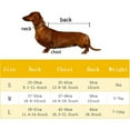 thumbnail image 2 of UOSIA Dachshund Dog Coats Waterproof Thermal Quilted Dachshund Coat with Leash Hole, 2 of 6