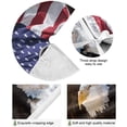 thumbnail image 2 of FMSHPON American Flag Tree Skirt Independence Day Xmas Christmas Tree Skirt Stand Mat for Holiday Party Decoration Indoor Outdoor 48 inches, 2 of 6
