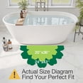 thumbnail image 3 of FRABE Floral Bath Mat, Sunflower Bathroom Rug, Non-Slip, Absorbent, Soft Plush Fluffy Yellow Bath Mat, Bedroom, and Living Room, 20x 36, 3 of 10