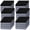 Gray, variant on 50 Pcs Plastic Vinyl Squeegee 4 Inch Felt Edge Squeegee for Car Window Windshield Glass Cleaning Tool Vinyl Scraper Decal Applicator Tool with Black Fabric Felt Edge, Blue Yellow