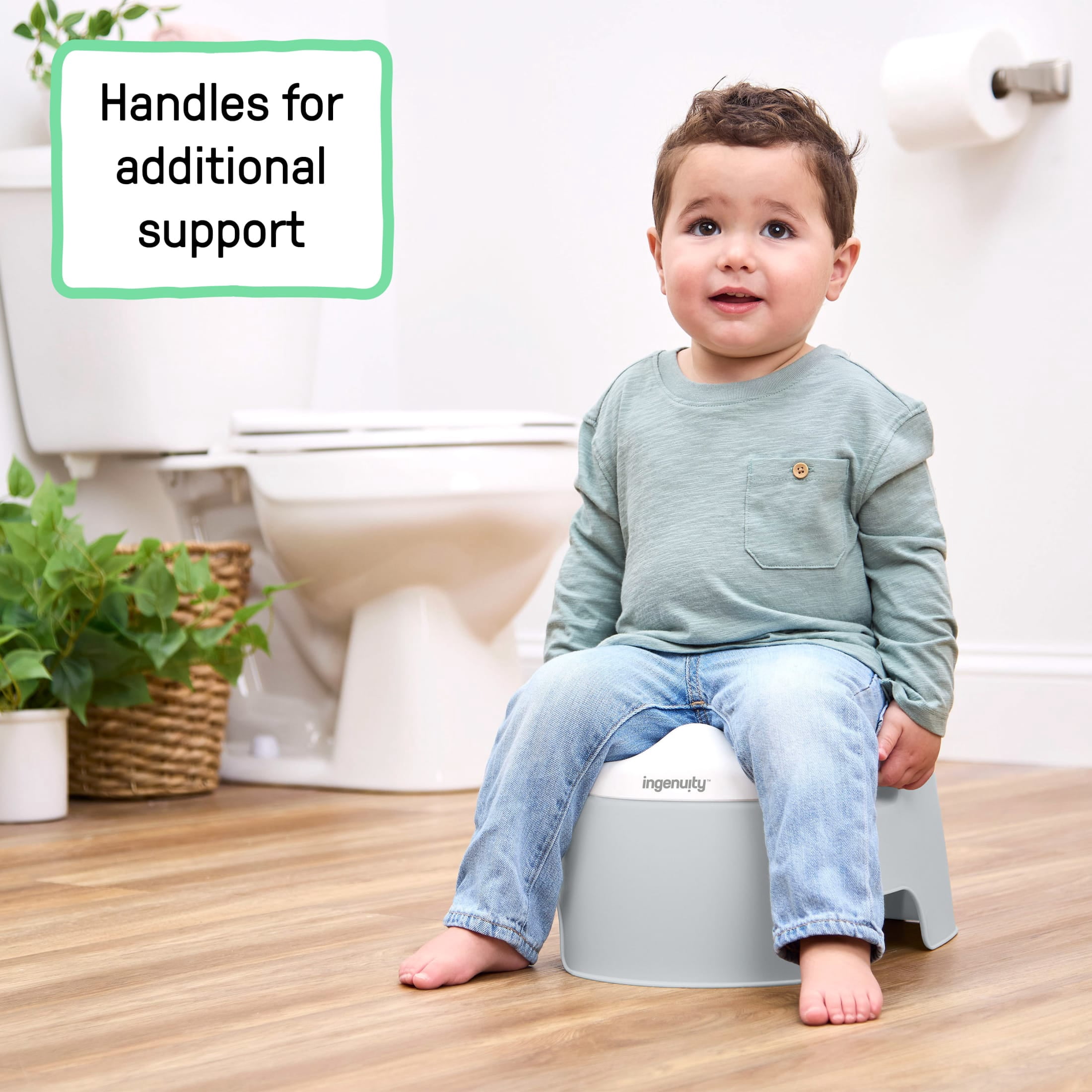 (2 pack) Ingenuity Full Comfort Toddler Training Potty