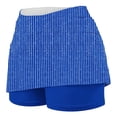 thumbnail image 5 of Mifsaly Striped Skorts for Women High Waist Tummy Control Tennis Golf Skort Skirt with Pockets Summer Casual Lightweight Breathable Athletic Workout Shorts XL, 5 of 5