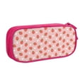 thumbnail image 2 of Vsdgher Strawberry Print Large Capacity Pencil Case Pouch with Zipper, Portable Aesthetic Big Capacity Pencil Cases Pen Office Travel Stationery Bag, 2 of 8