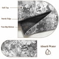 thumbnail image 6 of Rectangle Area Rugs 3 x 5 Ft, Spring Floral Non-Slip Residential Carpet, Retro Country Flowers Leaves Botanical Gray Indoor Crawling Mats Runner Rugs for Living Room/Dining Room/Bedroom, 6 of 8
