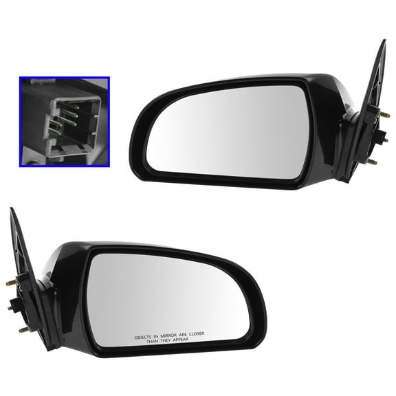 TRQ Power Heated Side View Mirrors Left & Right Pair Set for 06-11 Sonata MRA04944 Fits select: 2006-2010 HYUNDAI SONATA