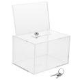 thumbnail image 5 of Milisten Donation Collection Ballot Box Transparent Acrylic 1Pcs, 5 of 8