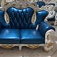 thumbnail image 3 of European genuine leather solid wood carved luxury sofa set living room furniture living room sofas My Lux Decor Round, 3 of 6