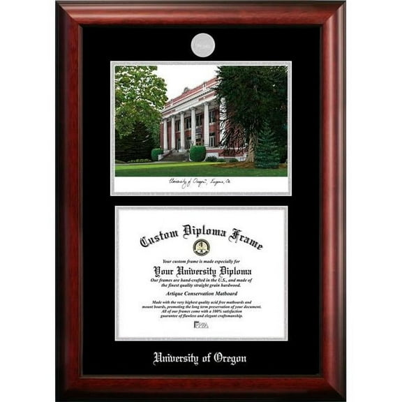Campus Images OR996LSED-97 9 x 7 in. Oregon State University Silver Embossed Diploma Frame with Lithograph