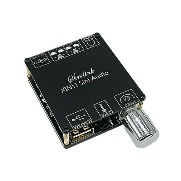 50Wx2 5.0 Wireless Audio Digital Power Infinite Tuning Stereo Board Amp Dual Channel Amplificador C50L Black