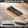 thumbnail image 2 of Alvantor 2.5HP Walking Pad Treadmill, Manual Incline Under Desk Treadmill with Shock Absorption for Small Apartments, Black, 2 of 7