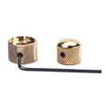 thumbnail image 1 of Metal Nickel Plating Dual Concentric Knobs 1 Set 0.59x0.55in, 1 of 4