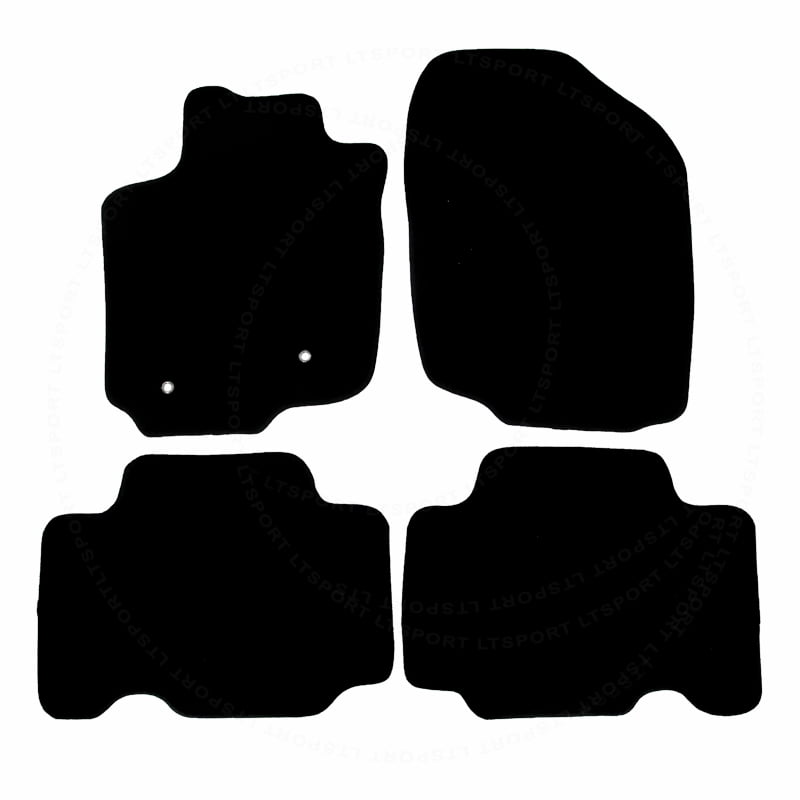 Fit 0612 Toyota RAV4 Custom Fit Premium Nylon Black Floor Mats Carpet