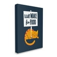 thumbnail image 3 of Stupell Industries Quirky Will Wake For Food Sleeping Cat Sign Canvas Wall Art, 16 x 20, Design by Michael Buxton, 3 of 5