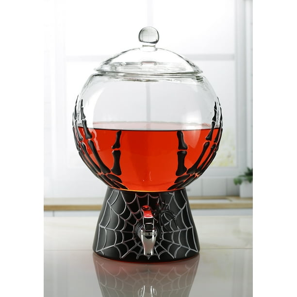 Way To Celebrate 2.1 Gallon Crystal Ball Glass Dispenser
