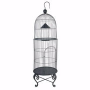 House Style Economy Bird Cage, Black