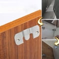 thumbnail image 4 of MYG 10PCS Stainless Steel Set Photo Frame Hook Hanging Picture Hardware Pendant, 4 of 9