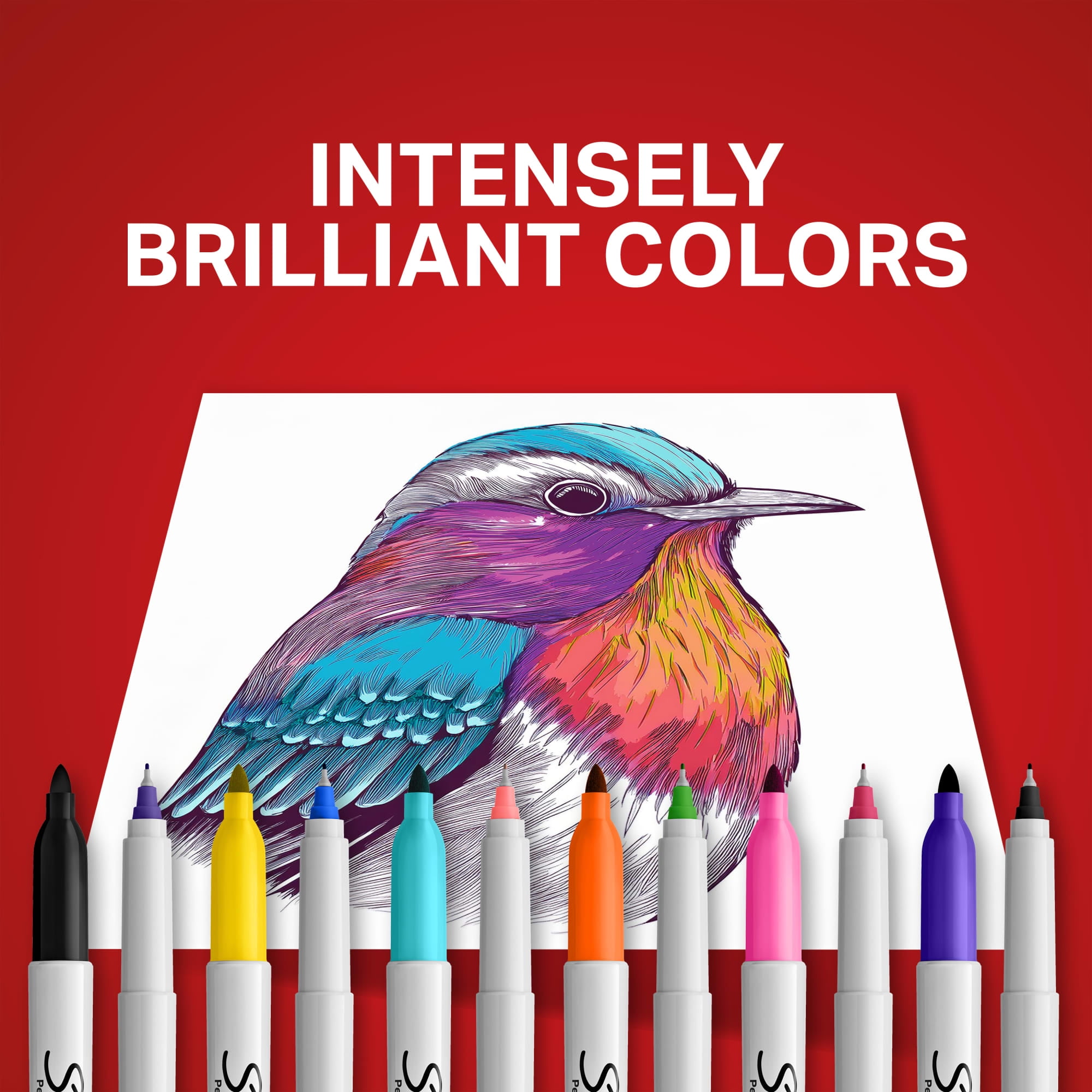 Sharpie Permanent Markers, Ultimate Collection, Fine and Ultra-Fine Tips, Assorted Colors, 45 Count