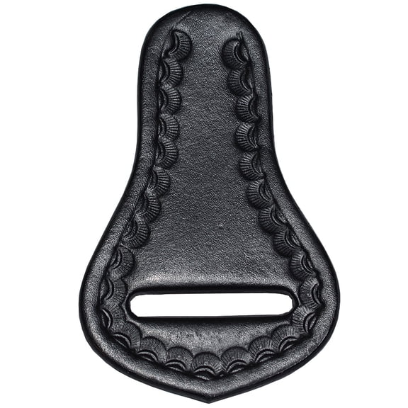 Hilason Western Saddle Repair Leather Latigo Carrier Black