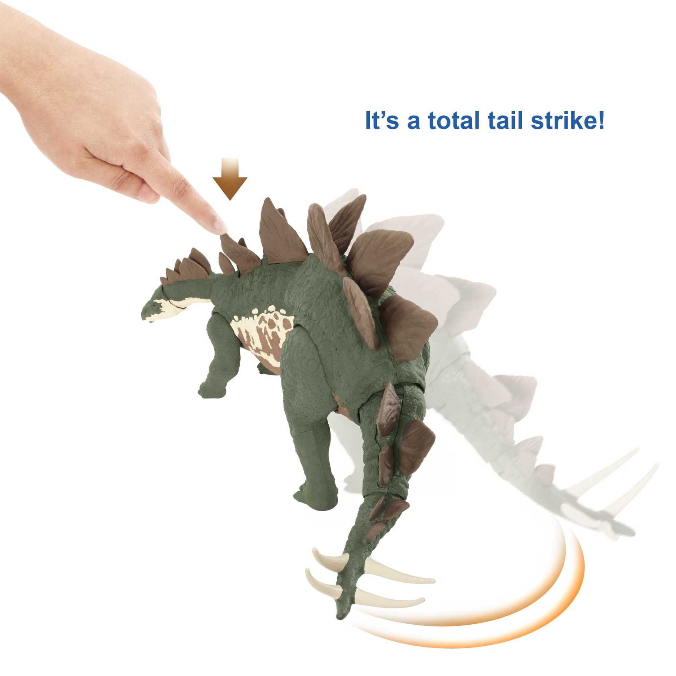 Jurassic World Mega Destroyers Stegasaurus Dinosaur Action Figure with Attack Feature