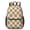 Orange and White, variant on Yellow and White Checkered Pattern 17" School Backpacks for Teens,Waterproof Oxford Fabric,S-Shape Padded Straps for School,Travel,Hiking,Camping