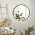 thumbnail image 5 of ABBSR Large 31.5inch Bathroom Wall Mirror,Vintage White Decorative Hanging Mirror for living Room,Hallway,Entryway, 5 of 8